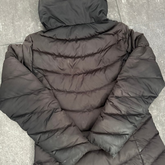 Patagonia Womens Black Down With It Parka Long Puffer Hooded Jacket Size S - Picture 6 of 10